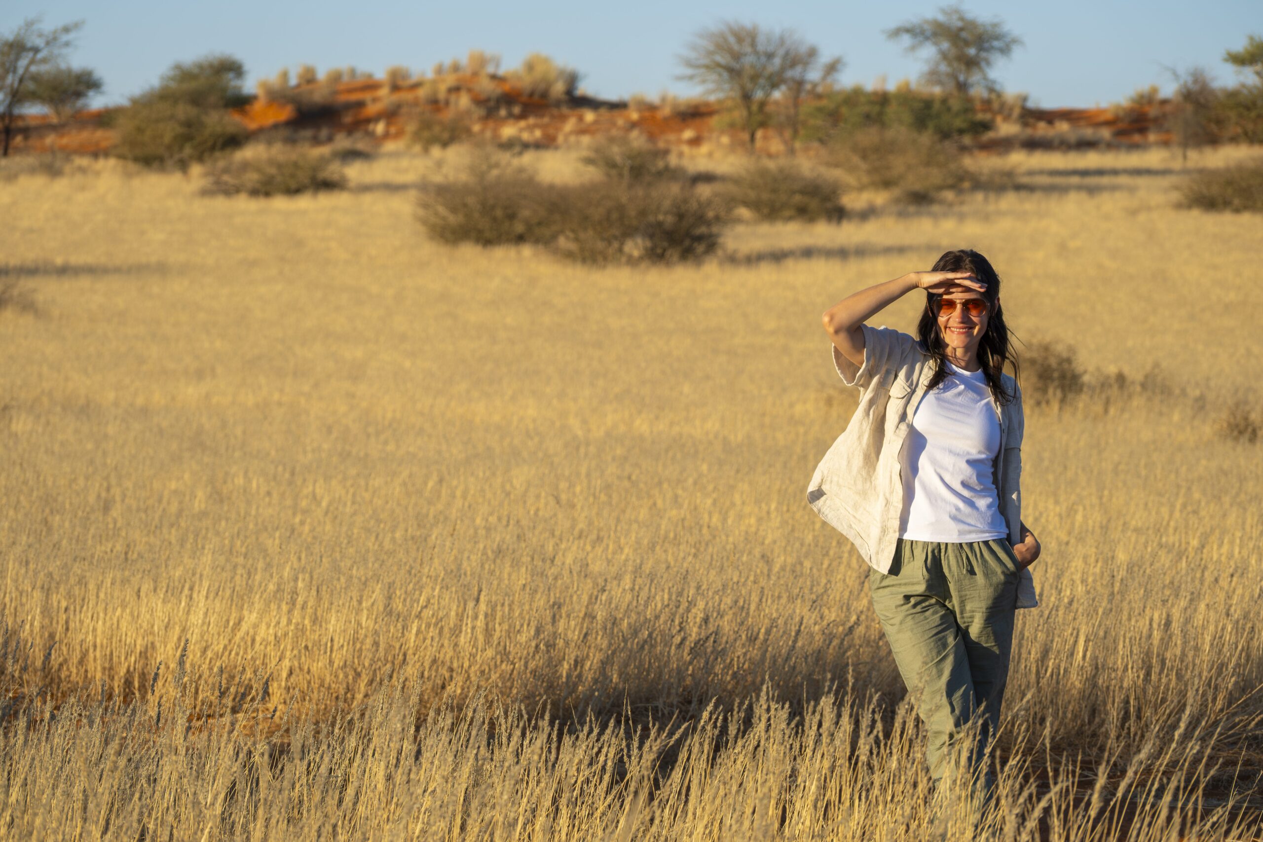 Jitka Brezikova - Namibia Jitka traveling
